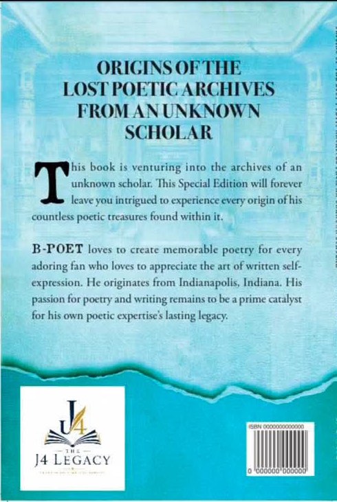 Origins of the Lost Poetic Archives from an Unknown Scholar back cover